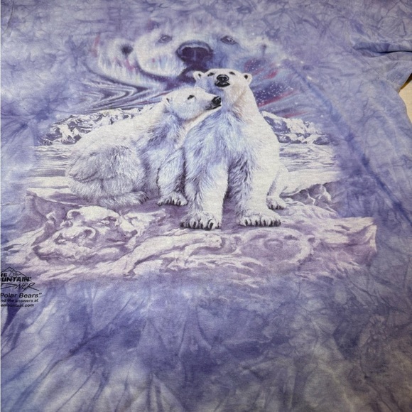 The Mountain Purple Polar Bear Kids T-Shirt - Picture 2 of 6